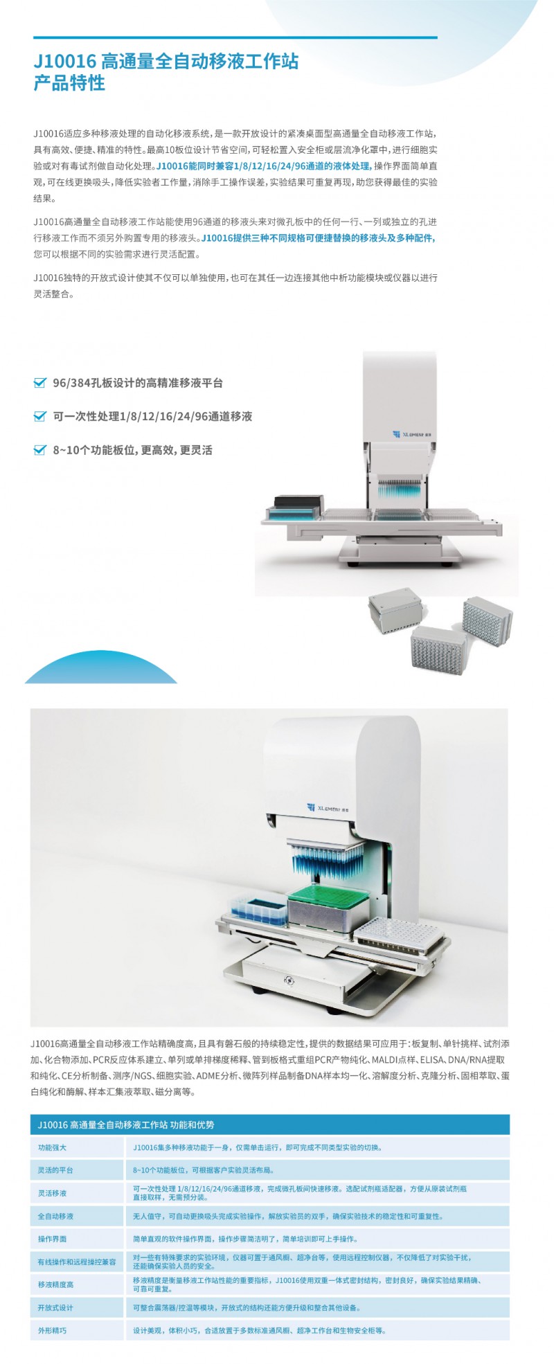 J10016 高通量全自動移液工作站 詳情1